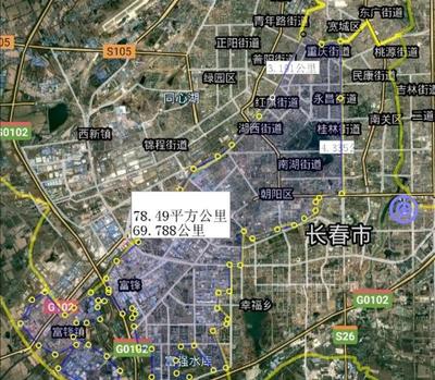 吉林省长春市建成区排名,南关区最大,双阳区最小,了解一下?